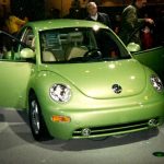 New Beetle en 1999 Detroit Auto Show. Foto tomada el 12 de enero de 1999