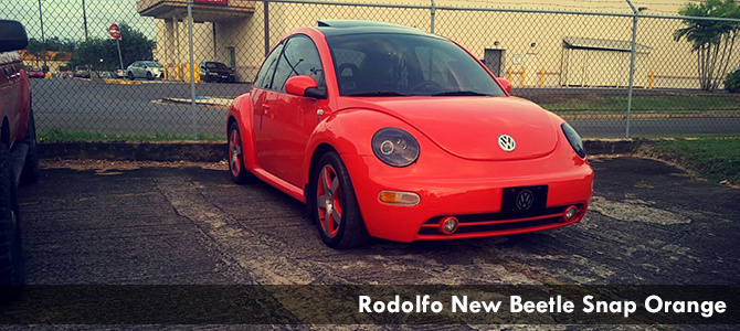 Rodolfo New Beetle Snap Orange