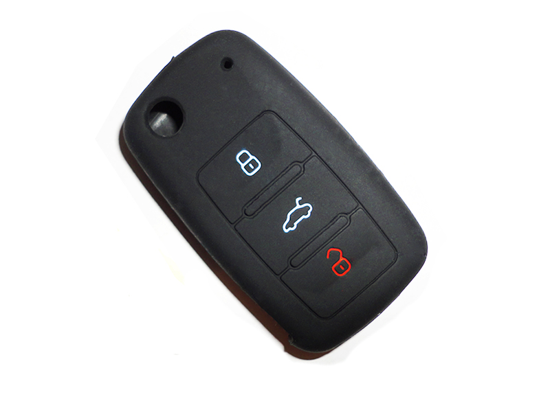 VW Silicone Key Black