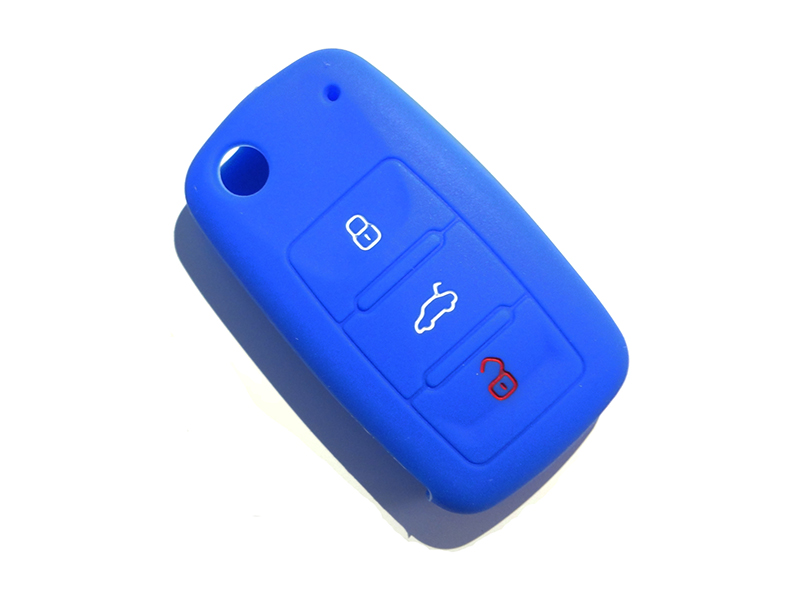 VW Silicone Key Blue