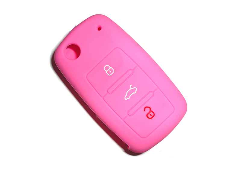 VW Silicone Key Pink
