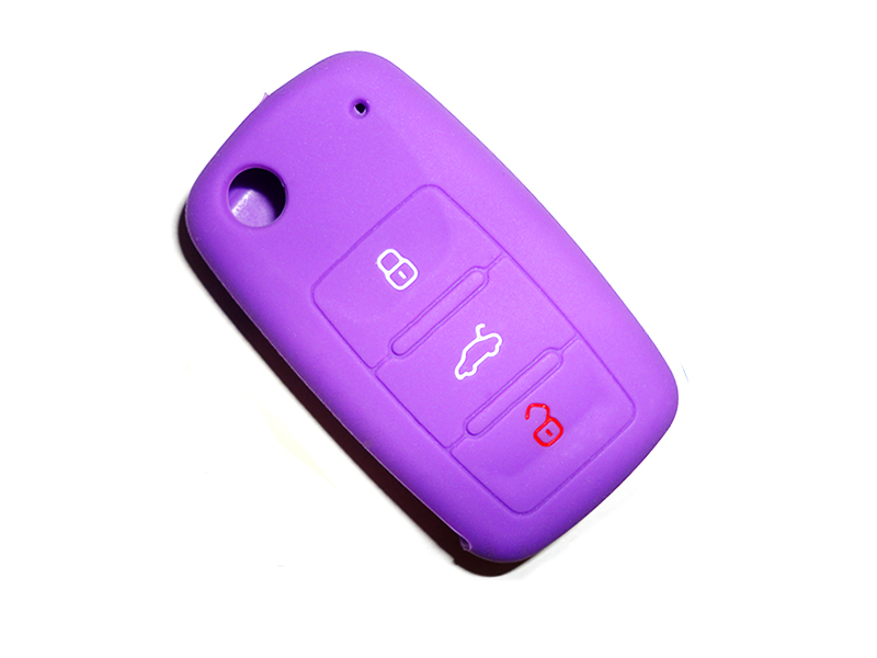 VW Silicone Key Purple