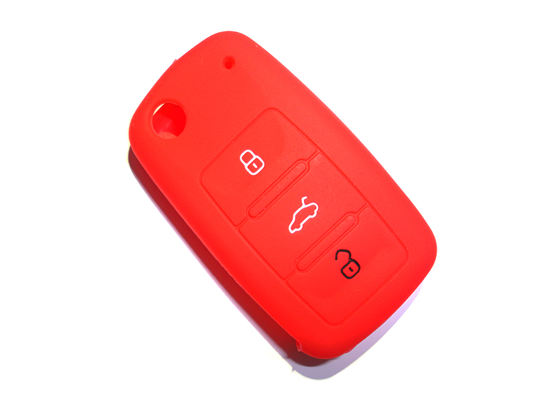 VW Silicone Key Red